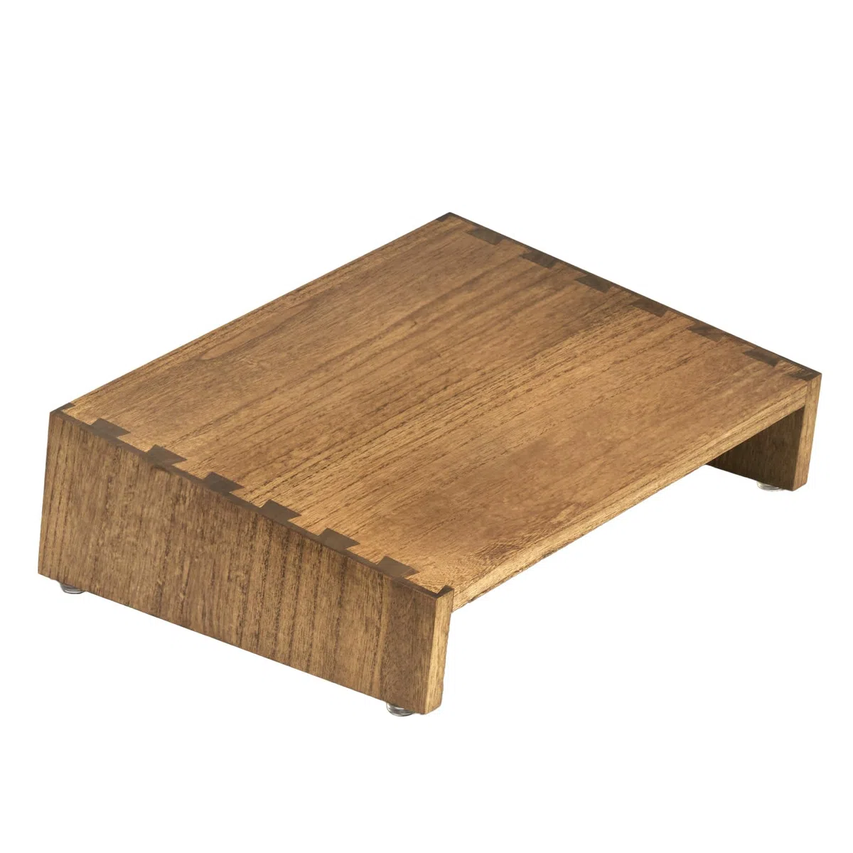 KIRIGEN Sgabello da tavolo in legno regolabile in altezza Supporto poggiapiedi ergonomico portatile per una migliore postura giallo-marrone