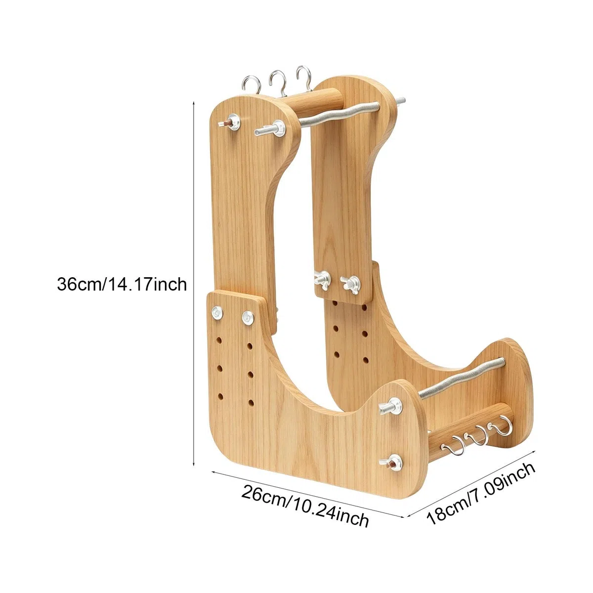 Telaio per Perline Regolabile, Telaio per Braccialetti in Legno, Fabbricante di Braccialetti Ideale per Principianti, per La Creazione di Braccialetti e Gioiellil