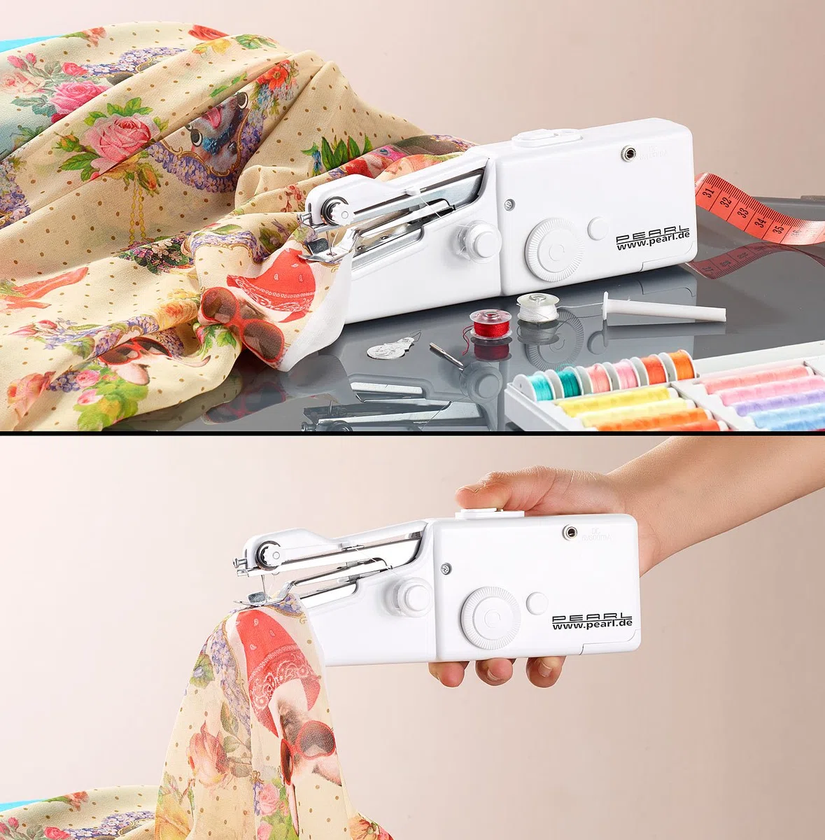 Pearl Basic Sewing Machines - Mini Macchina da Cucire: Mini Macchina da Cucire a Mano (Piccola, Piccola a Mano, Sew)