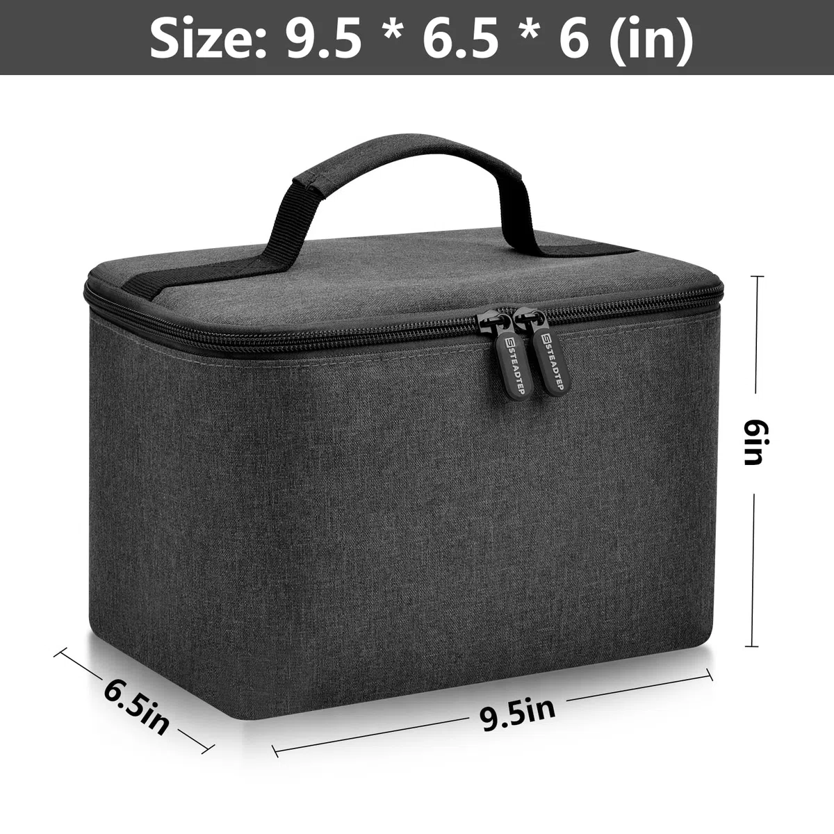 Borsa da trasporto per mixer manuale digitale KitchenAid 5/6/7/9 ultra power speed, custodia da viaggio portatile con manico, per accessori da cucina (solo scatola), Grigio, moderno