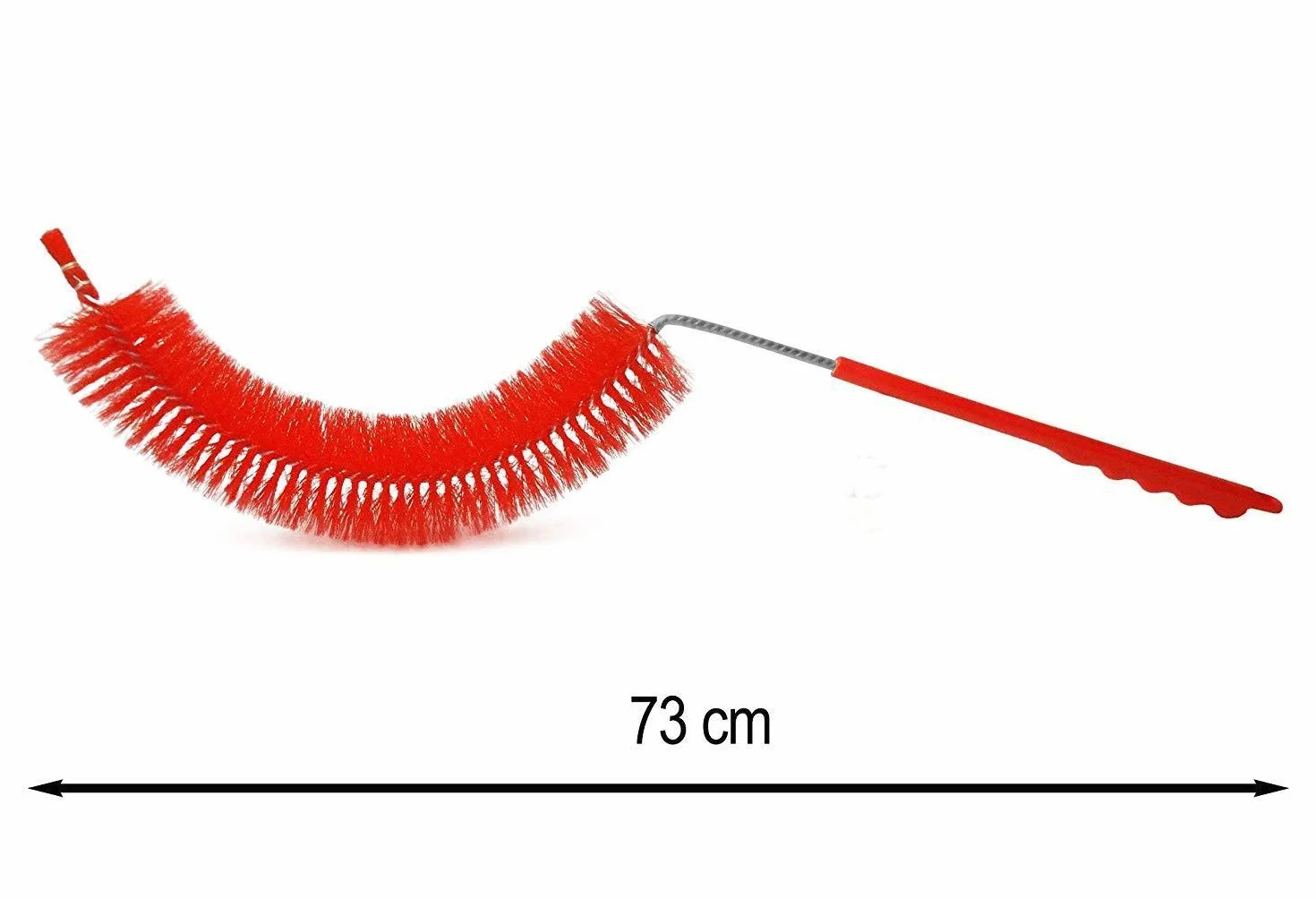AlcoFermBrew Pennello Curvo per damigiana 73cm - Pennello Curvo per damigiana