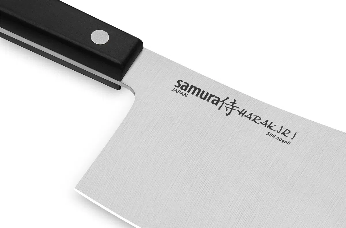 Samura HARAKIRI Cleaver 180 mm 59 HRC manico nero