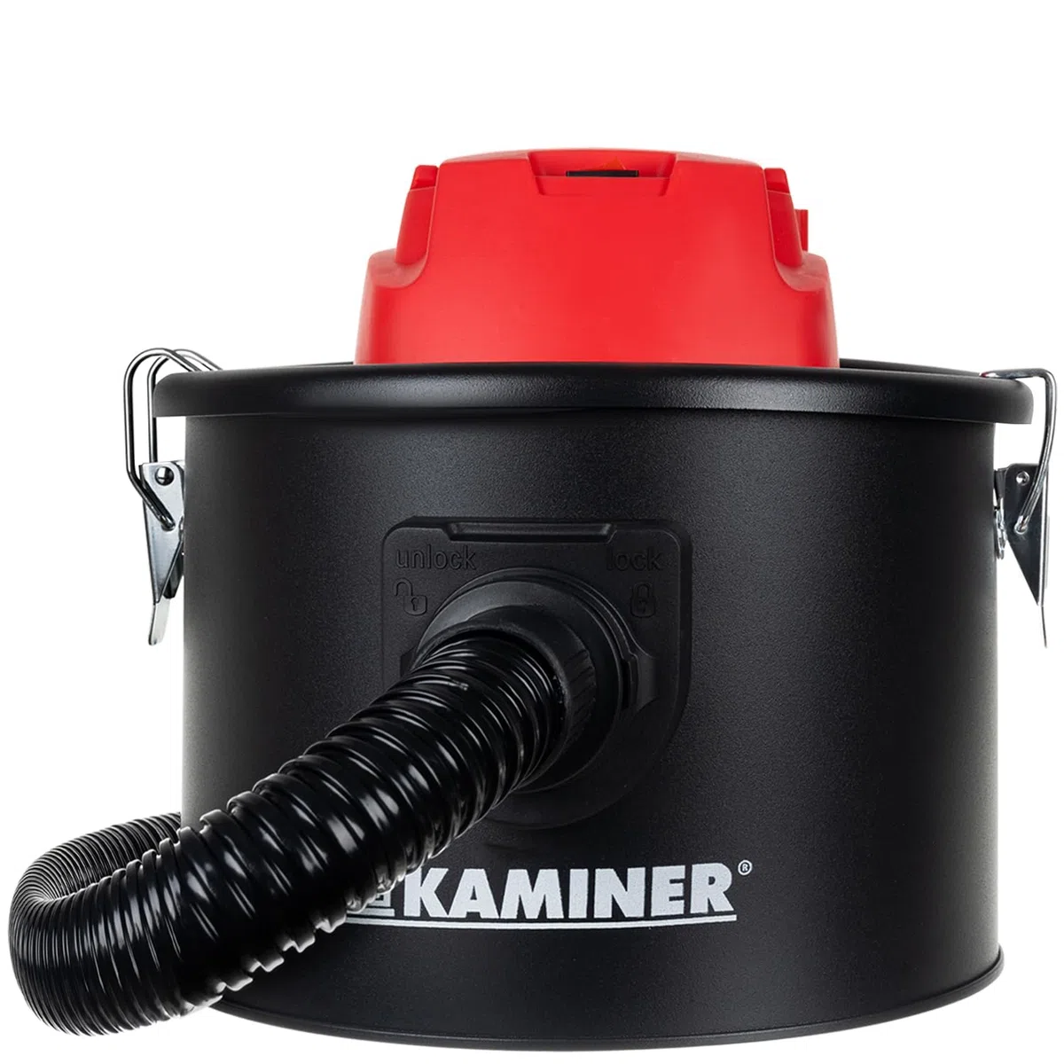 Aspiracenere/Aspirapolvere 10 L Senza Sacco con Soffiante – 800 W, 16 kPa, Filtro HEPA + filtro tessuto, Serbatoio acciaio, tubo alluminio, doppia bocchetta – per camini, stufe a pellet