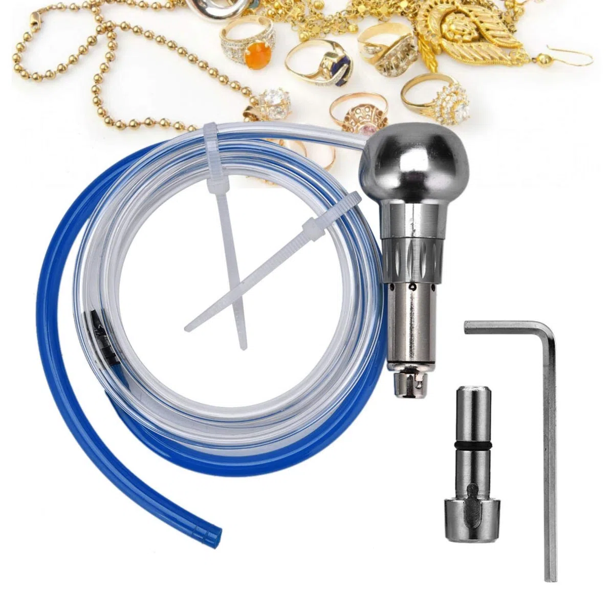 Voluxe Manipolo per Incisione, Strumenti per Incisione di Gioielli con Accessori Completi per Macchina per Incisione pneumatica Accessori per Strumenti per Incisione di Gioielli