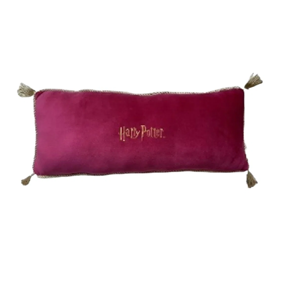LYO Cuscino rettangolare Harry Potter ricamato con logo Piattaforma 9 3/4, materiale ultra morbido, confortevole e piacevole da stringere, decorazione, alta qualità, dimensioni: 60 x 20 cm