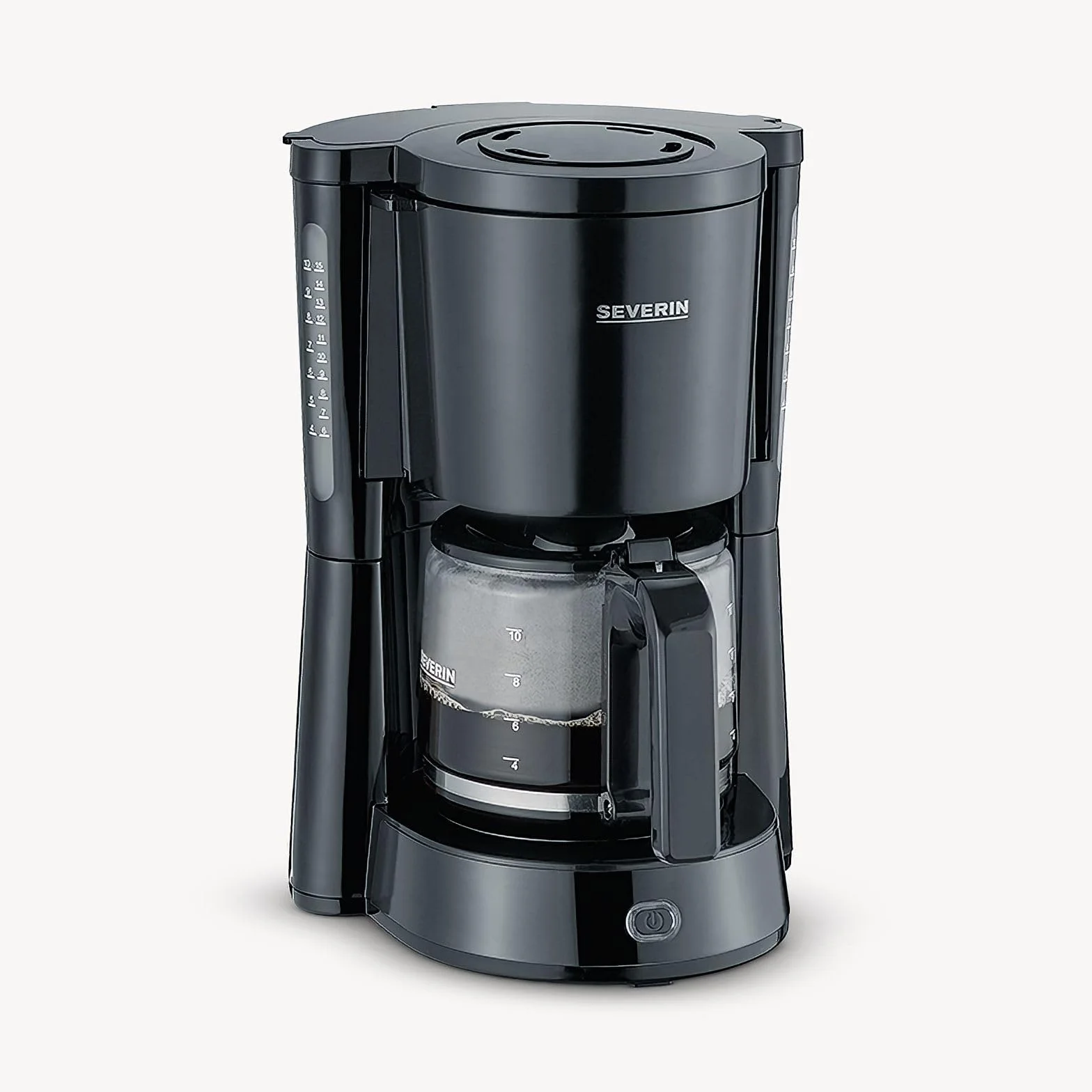 Macchina per caffè con filtro macinato, 10 tazze, con tanica in vetro, colore: Nero ASIN:‏ B07ND8BD3KVisualizza su Amazon