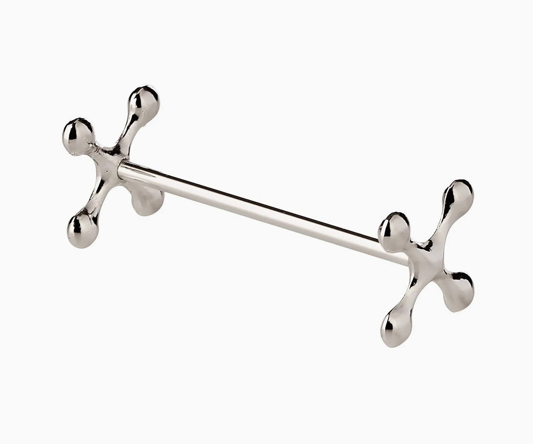 Edzard Set da 6 reggiposata Croce, Lunghezza 7 cm, Placcato in Argento pregiato, antiossidante