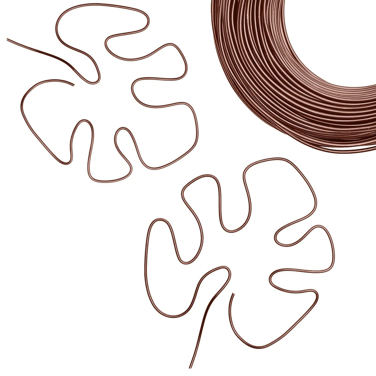 Vaessen Creative Filo di Ferro Modellabile da 37 m x 2,5 mm Chocolate (Marrone) – Filo Flessibile per Creazioni Floreali, Realizzazione di Gioielli e Modellismo