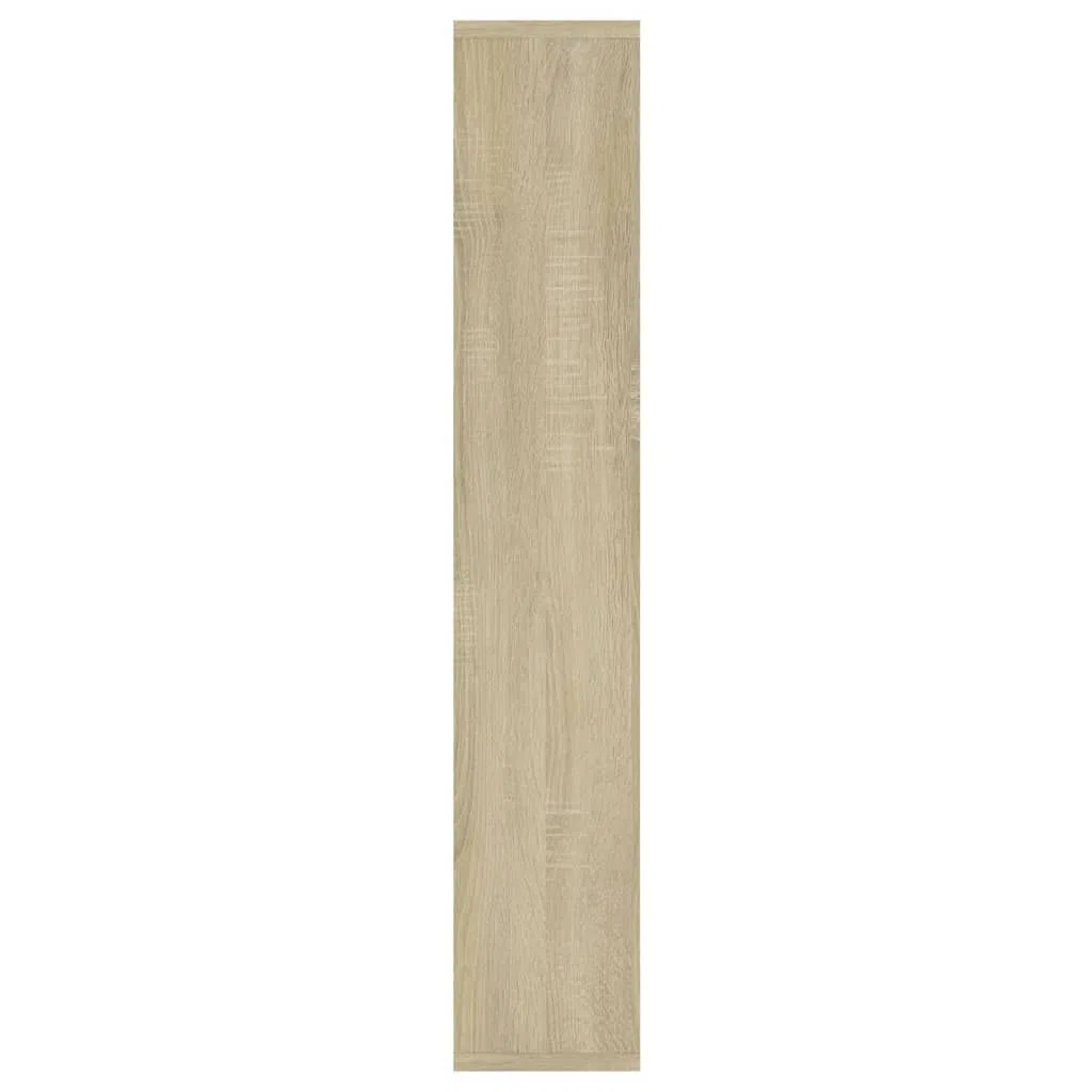 vidaXL Scaffale a Parete Rovere Sonoma 36x16x90 cm Legno Multistrato