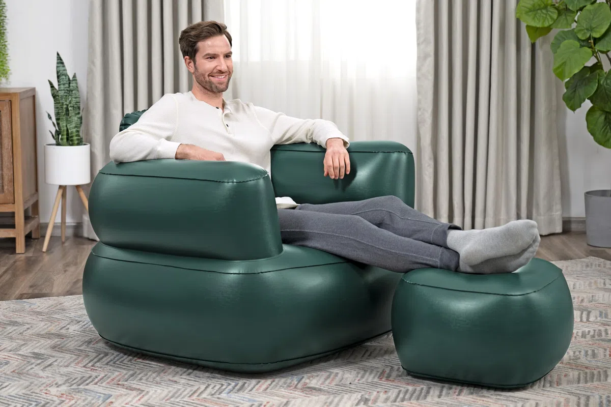 Bestway 75137 Poltrona gonfiabile Comfi Cube - 1,07 m x 99 cm x 80 cm, assortiti