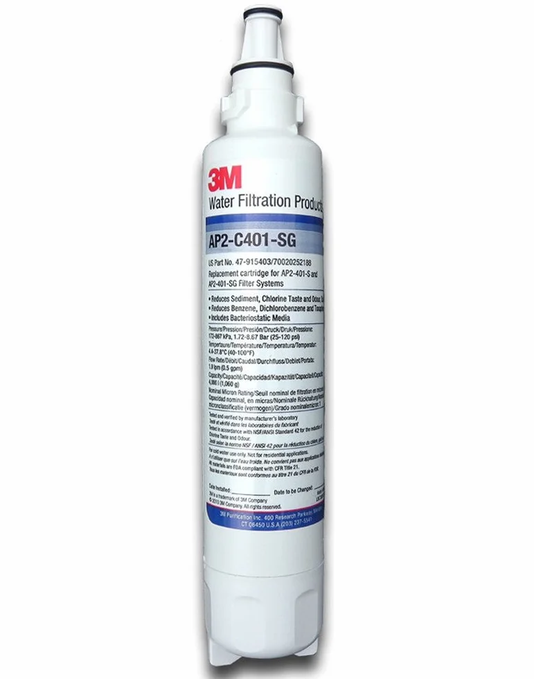 3M AP2-C401-SG Cartuccia filtro acqua con inibitore di scala | Compatibile con caldaie Lincat serie F, Lincat Filterflow | 1 micron | 47-915403, 569594 (1)