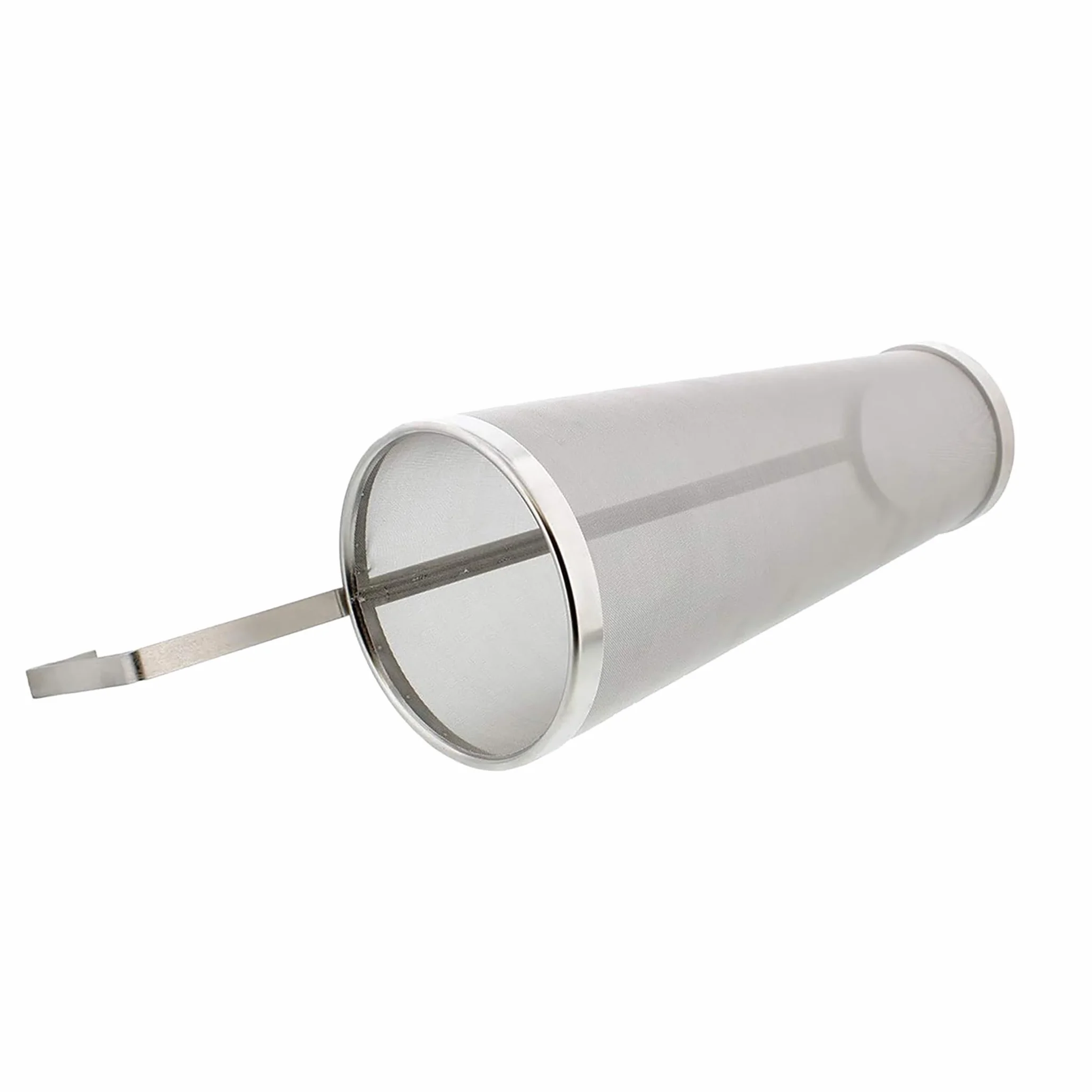 Brewing Hopper Spider Strainer, Stainless Steel 1 Gallon 300 Micron Mesh Cartridge Hop Spider Birra Luppolo Filtro Homebrew Luppolo Birra Tea Kettle Filtro per Birre