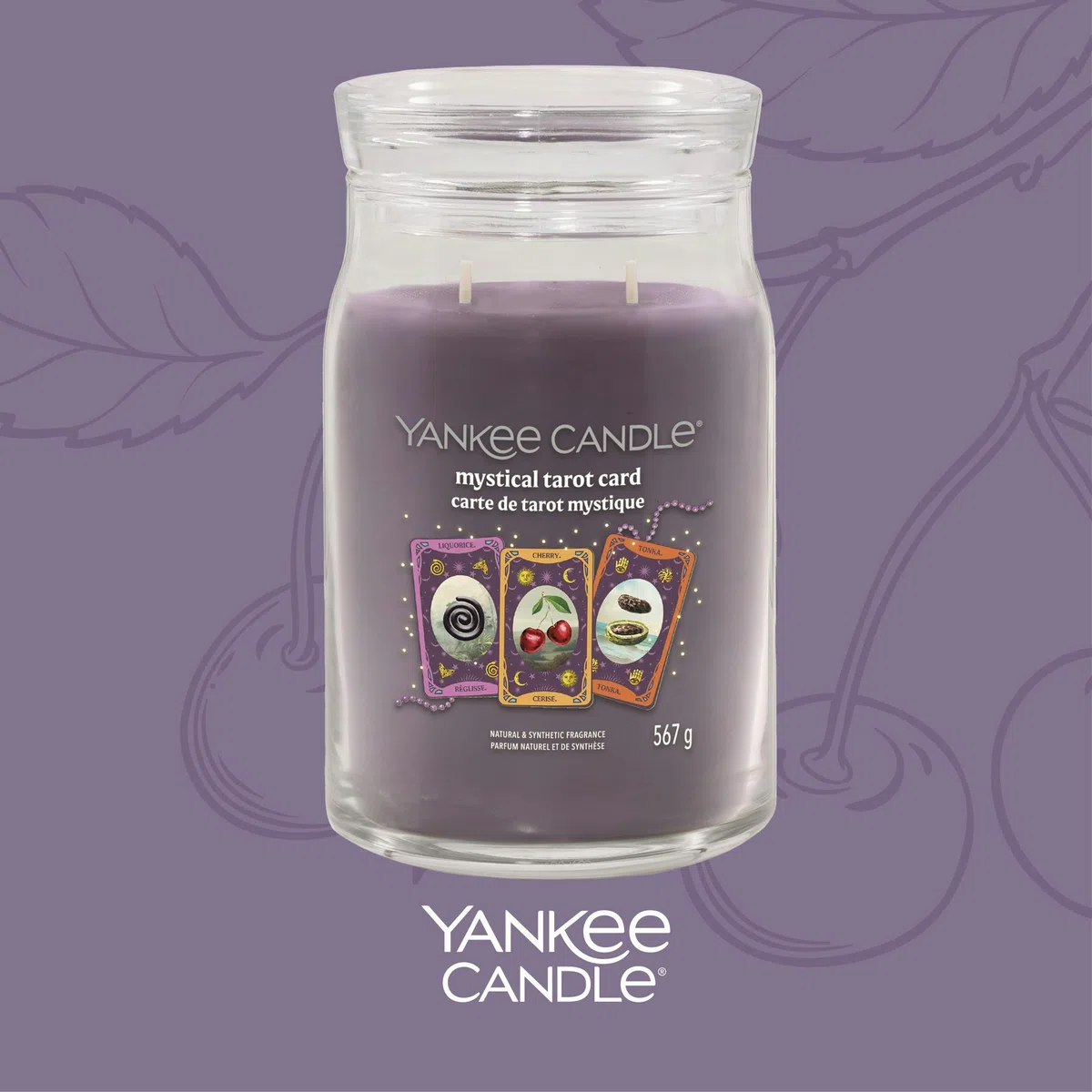 Yankee Candle, giara grande signatire Limited edition Halloween 2025 Mystical tarot card