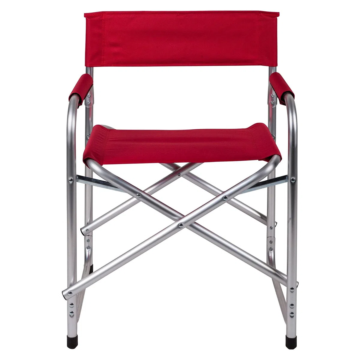 Dmora Sedia Regista Pieghevole Rossa, Metallo, Rosso, 61x85x63 cm