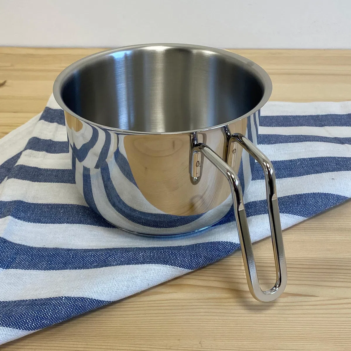 Pintinox - Bollilatte First in Acciaio Inox 18/10, Adatto all'induzione, diametro 14 cm