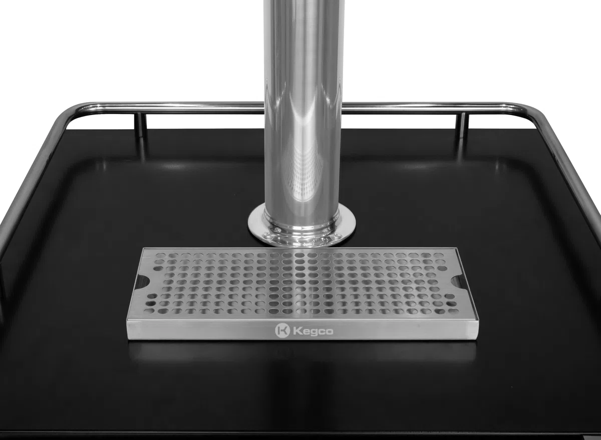 Kegco KC DP-125 - Vassoio antigoccia, in acciaio inox