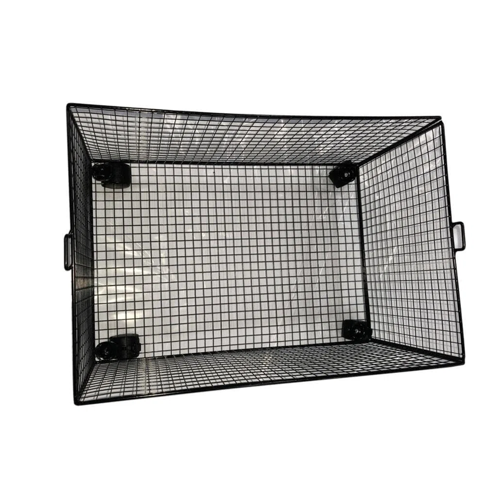 F Fityle Carrello portaoggetti sotto la scrivania, Carrello Portadocumenti in Rete con Ruote, Organizer Portatile per sospese, Giocattoli per la casa, Nero, S