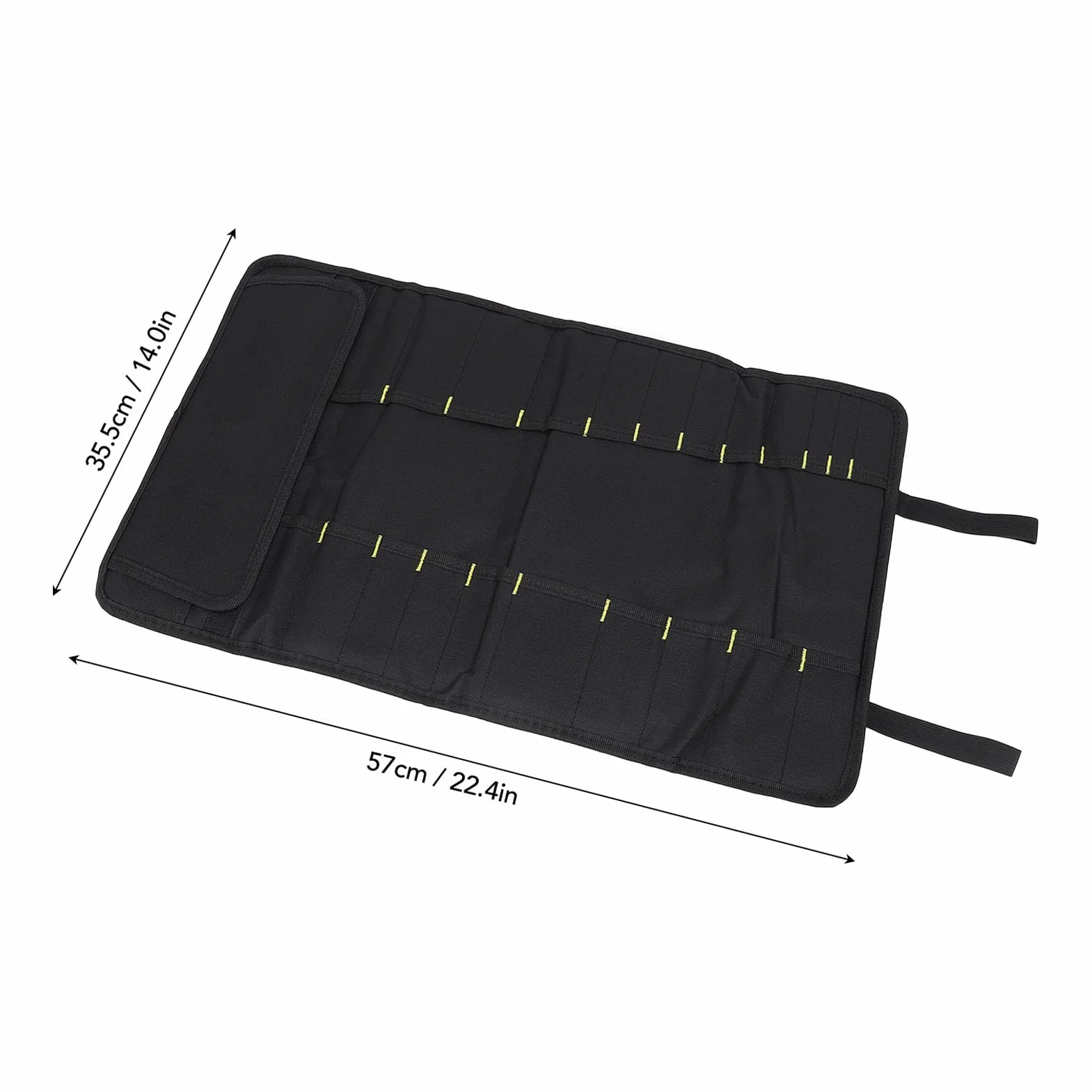 Borsa per Coltelli da Chef, Custodia Multifunzionale Portatile in Tela con 20 Scomparti Custodia Professionale per Rotoli di Coltelli da Chef per la di Casa Campeggio
