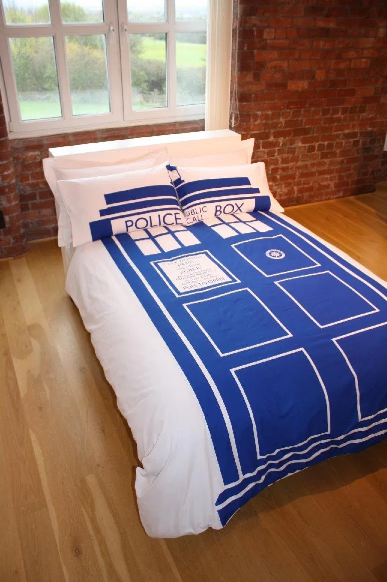 Doctor Who/Tardis - Completo Letto a Tema, Misura: Matrimoniale King Size