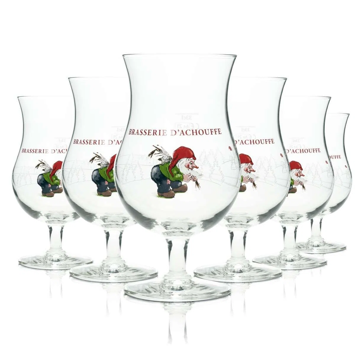 Lot de 6 verres La Chouffe, 33 cl