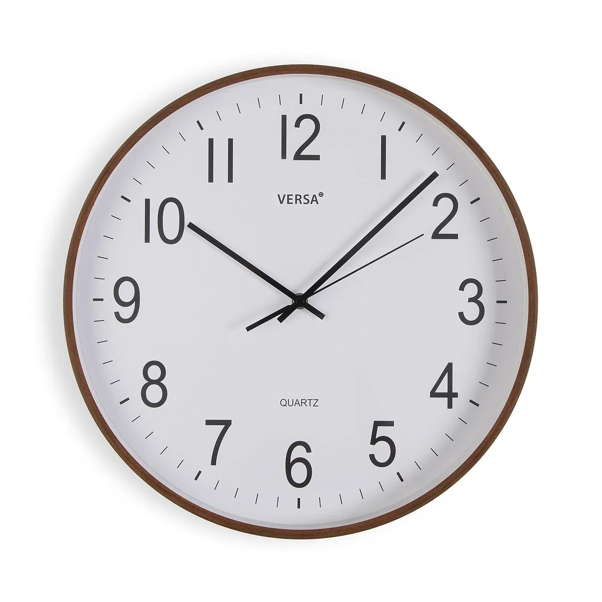 VERSA Orologio da Parete in plastica, al Quarzo, in MDF, 5,5 x 40 x 40 cm
