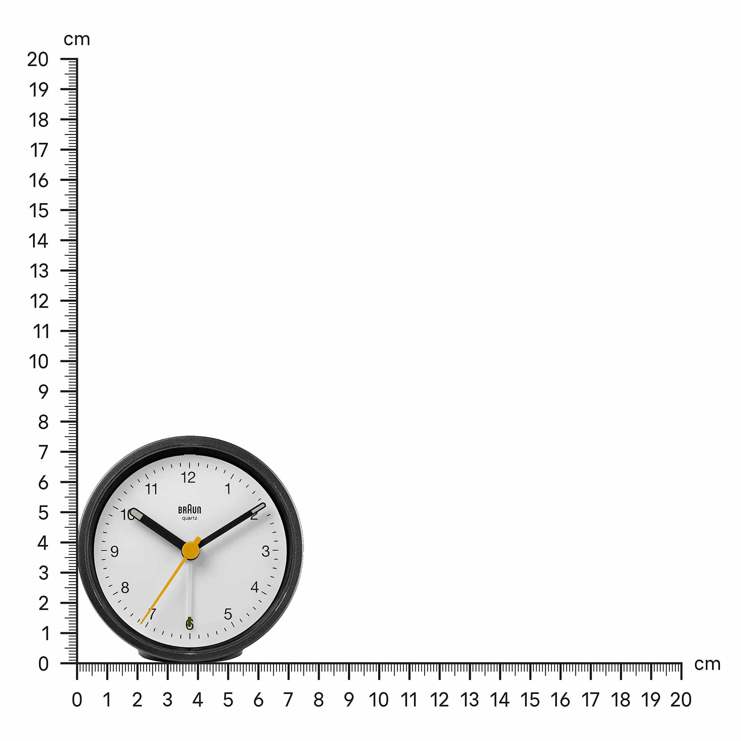 Braun CLOCK Analogico Sveglie BC12BW