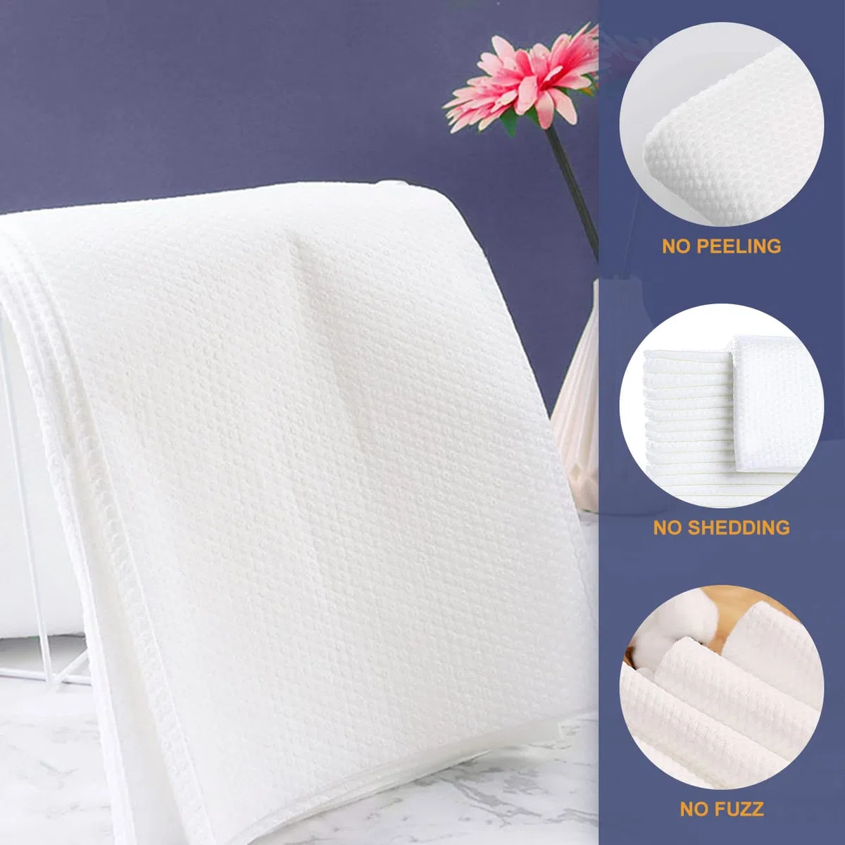 25pcs Asciugamani Usa e Getta,Formato Famiglia Utili Asciugamani da Bagno Usa e Getta in Tessuto Non Tessuto Asciugamani Portatili Usa e Getta (140 * 70cm)