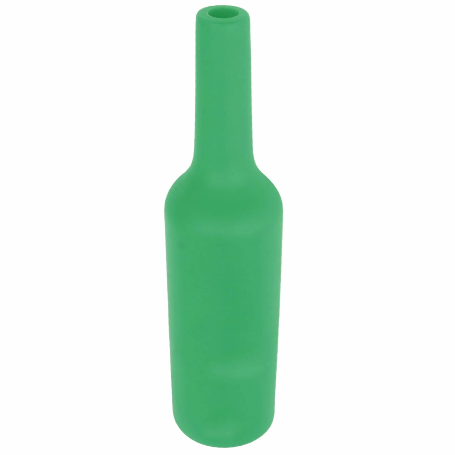 Syrisora ​​Bartender Practice Bottle Silicone Infrangibile Resistente Alla Caduta Bottiglia da Allenamento per Prestazioni da Morbida (Verde)