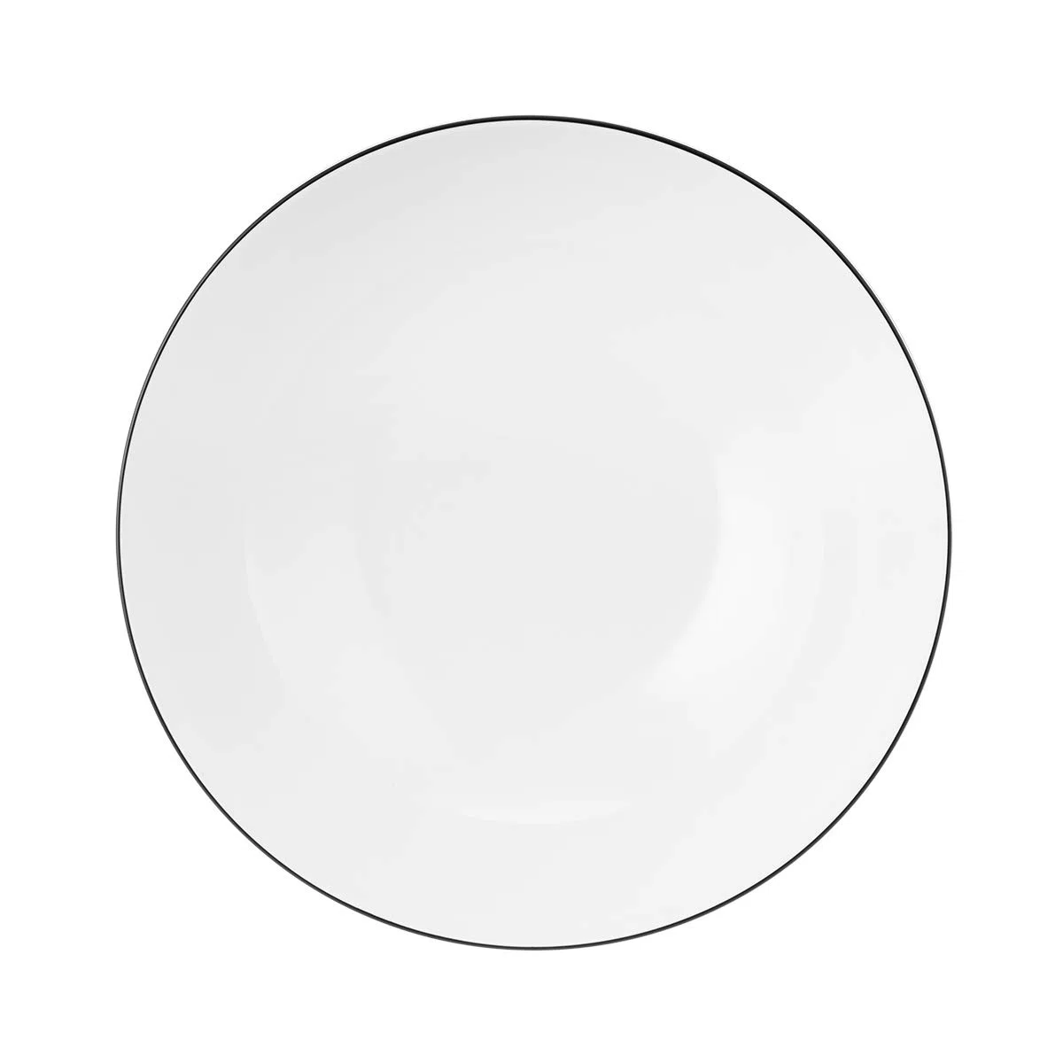 Seltmann Weiden Ciotola/ciotola – Diametro: 23,2 cm – Altezza: 7,3 cm – Lido – Forma: rotonda – 10826 Bianco – Black Line