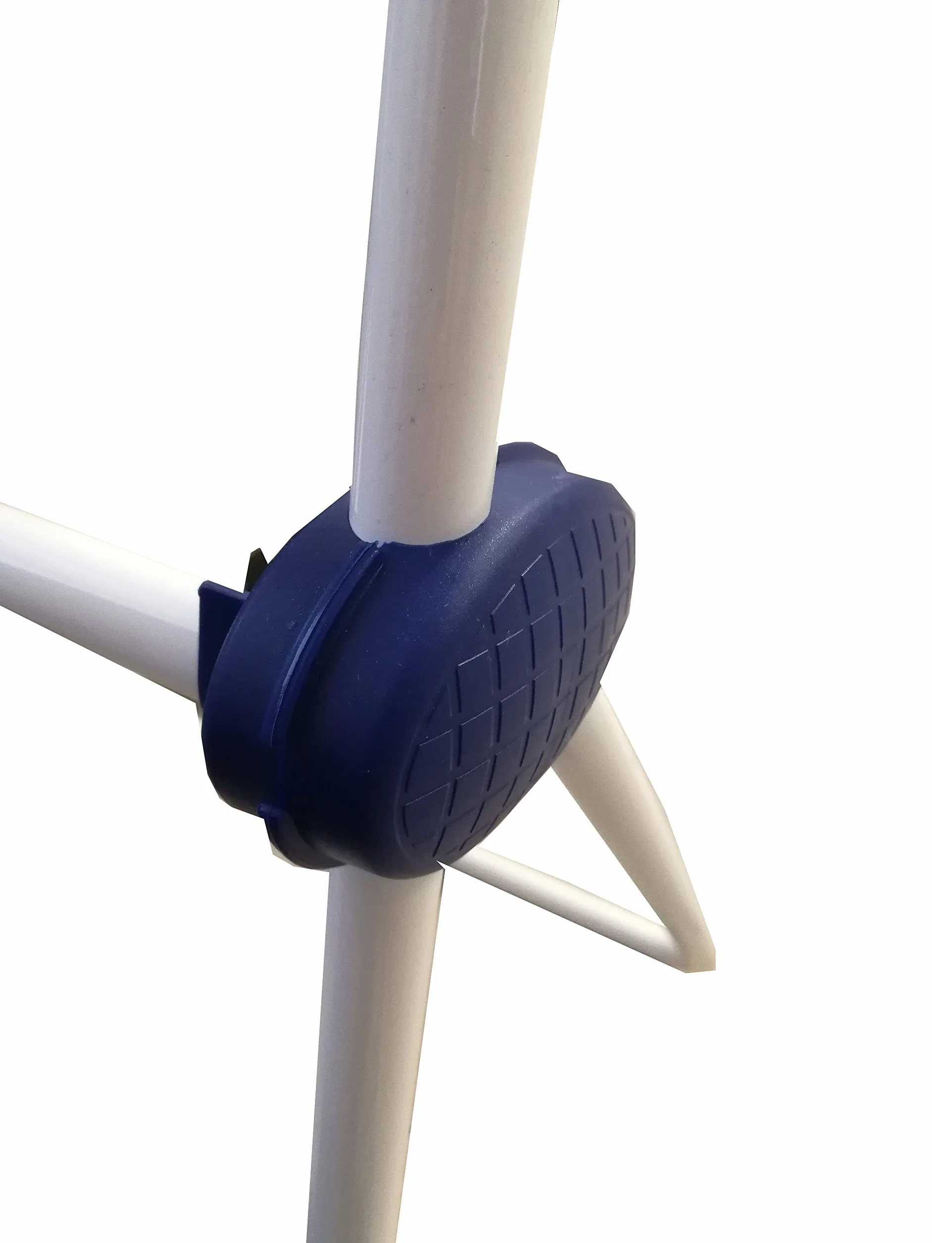 Tecnokit Dispenser porta rotolo carta a pavimento in acciaio, bianco,dimensioni cm 38x40x86h, lama posizionabile in tre posizioni, richiudibile, accessori per l'utilizzo inclusi.