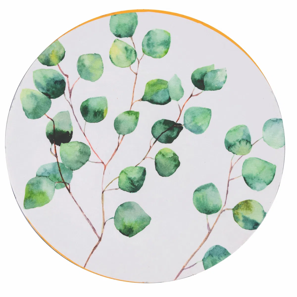 Villa d'Este Home Tivoli Set 6 Sottopiatto Ø 33 cm in plastica PP, Oriental Botanique