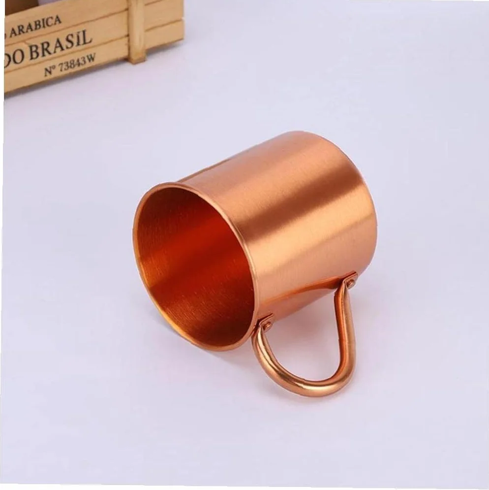 zalati Moscow Mule Mug rame puro senza fodera interna per cocktail caffè birra latte acqua