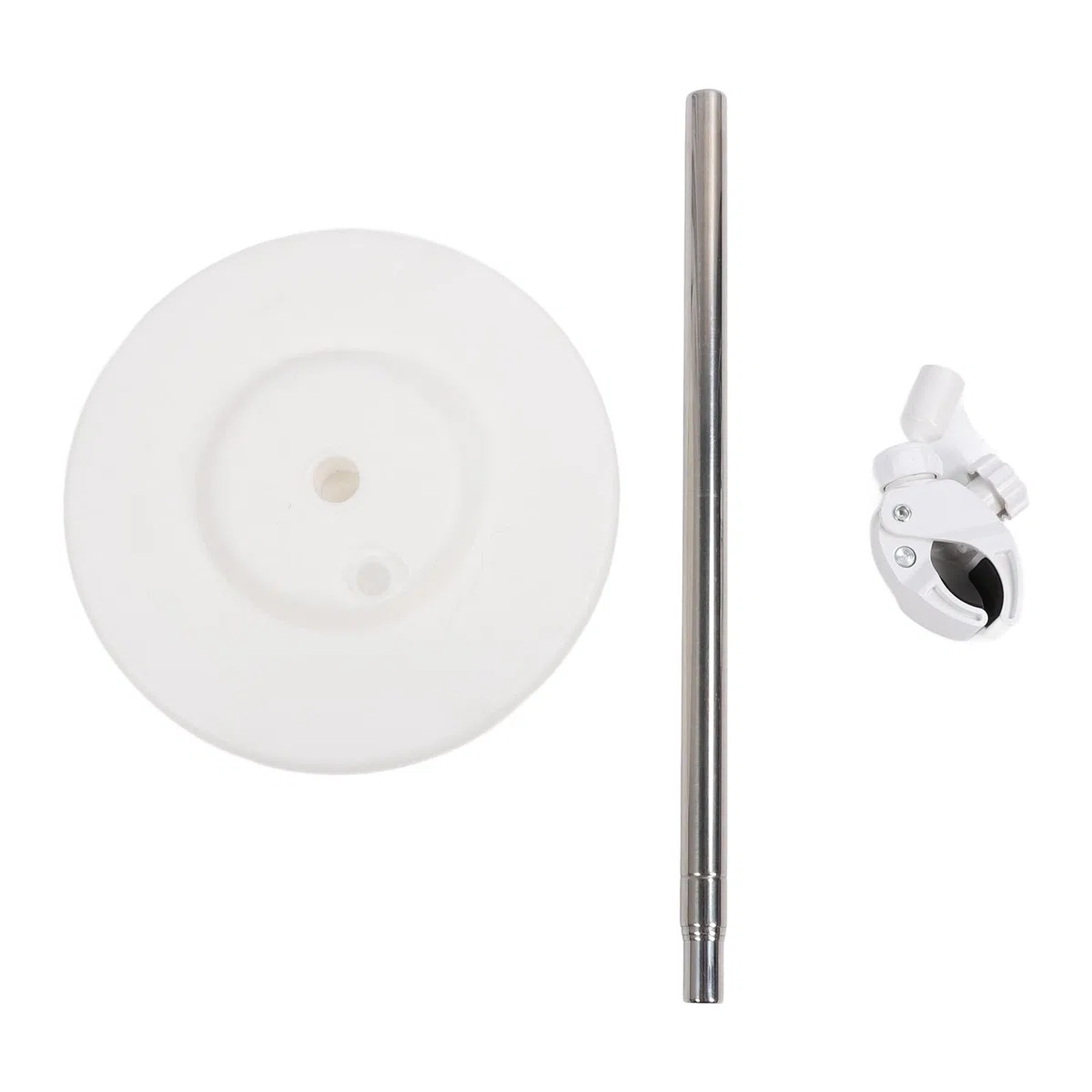 Supporto Terra per Asciugacapelli, Supporto Regolabile in Altezza 35 Cm a 140 Cm con Morsetto Più Grande, Asta Telescopica, Supporto per Asciugacapelli Girevole Compatto e