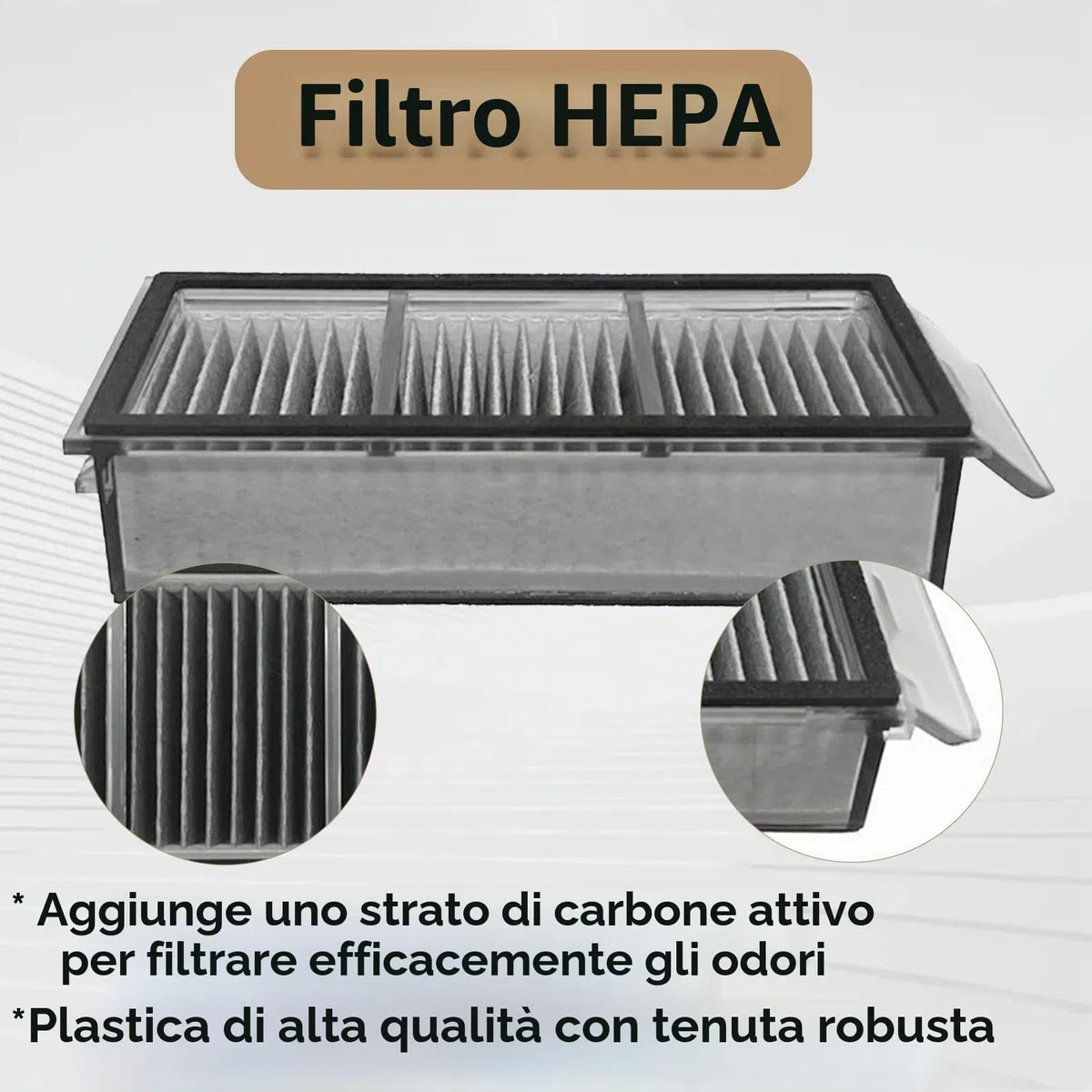 Accessori di Ricambi per Dreame X50 Ultra Complete/ L50 Pro Ultra/ X50 Master/ L40s Pro Ultra, Kit 1 Set Spazzola Principale, 4 Filtri Hepa, 4 Spazzola Laterale, 4 Sacchetti Aspirapolvere, 6 Panni Mop