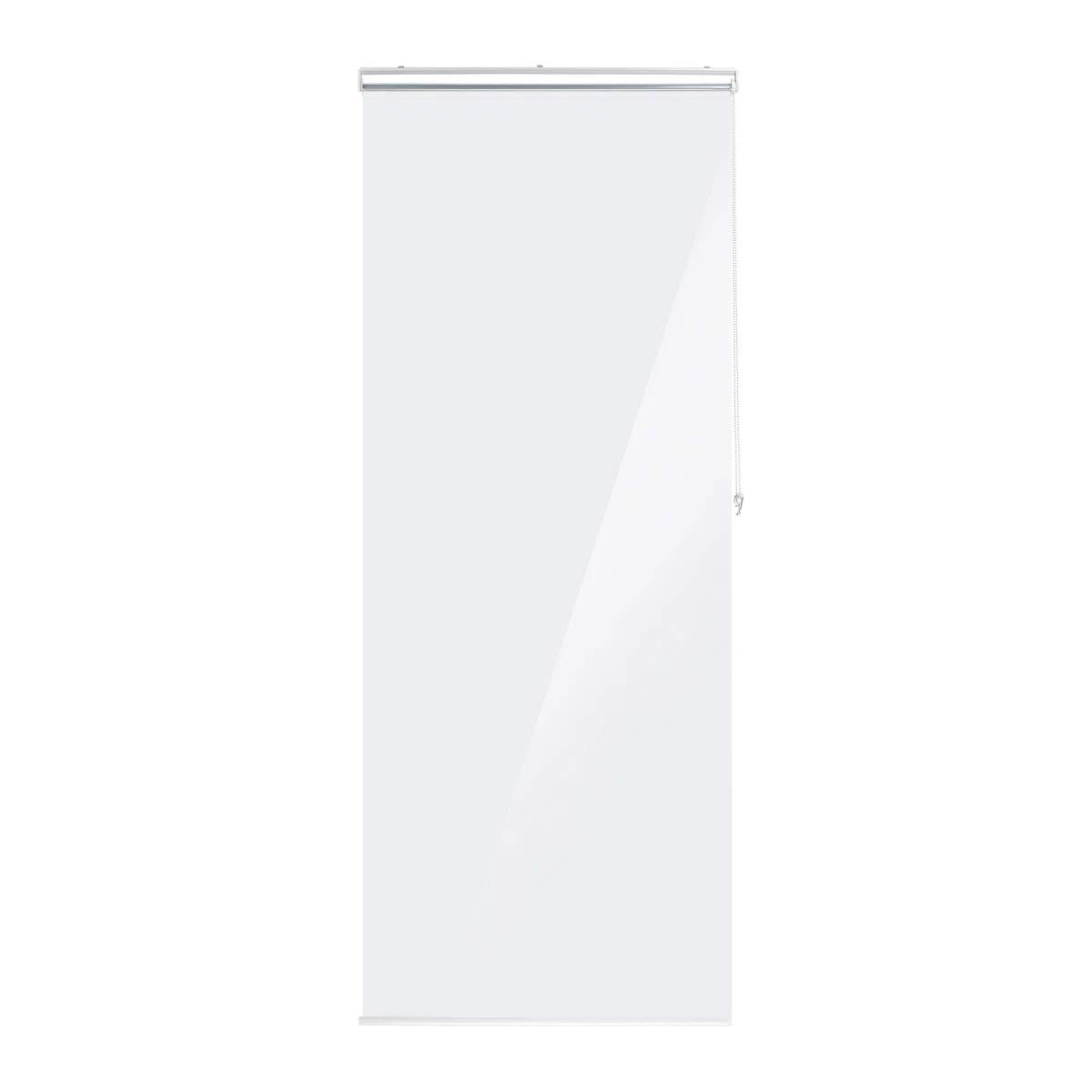 Relaxdays Tenda per Doccia Moderna, 80x240 cm, Vasca da Bagno, Idrorepellente, Montaggio a Soffitto, Rullo,Trasparente