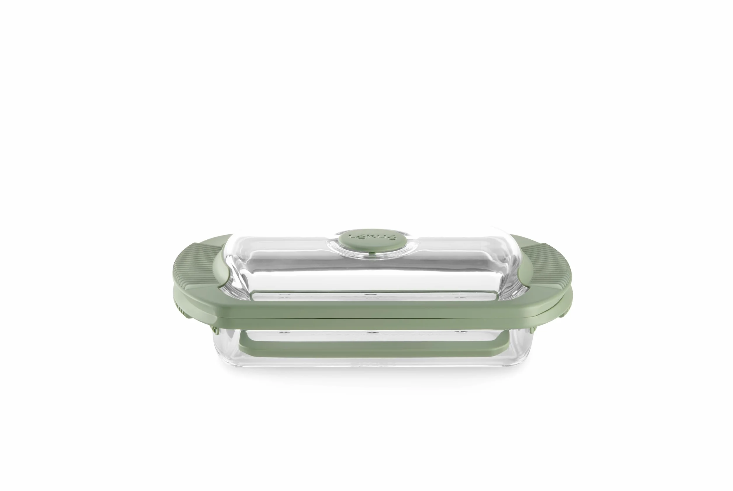 Lékué Vaporiera in vetro con vassoio 1,2 persone