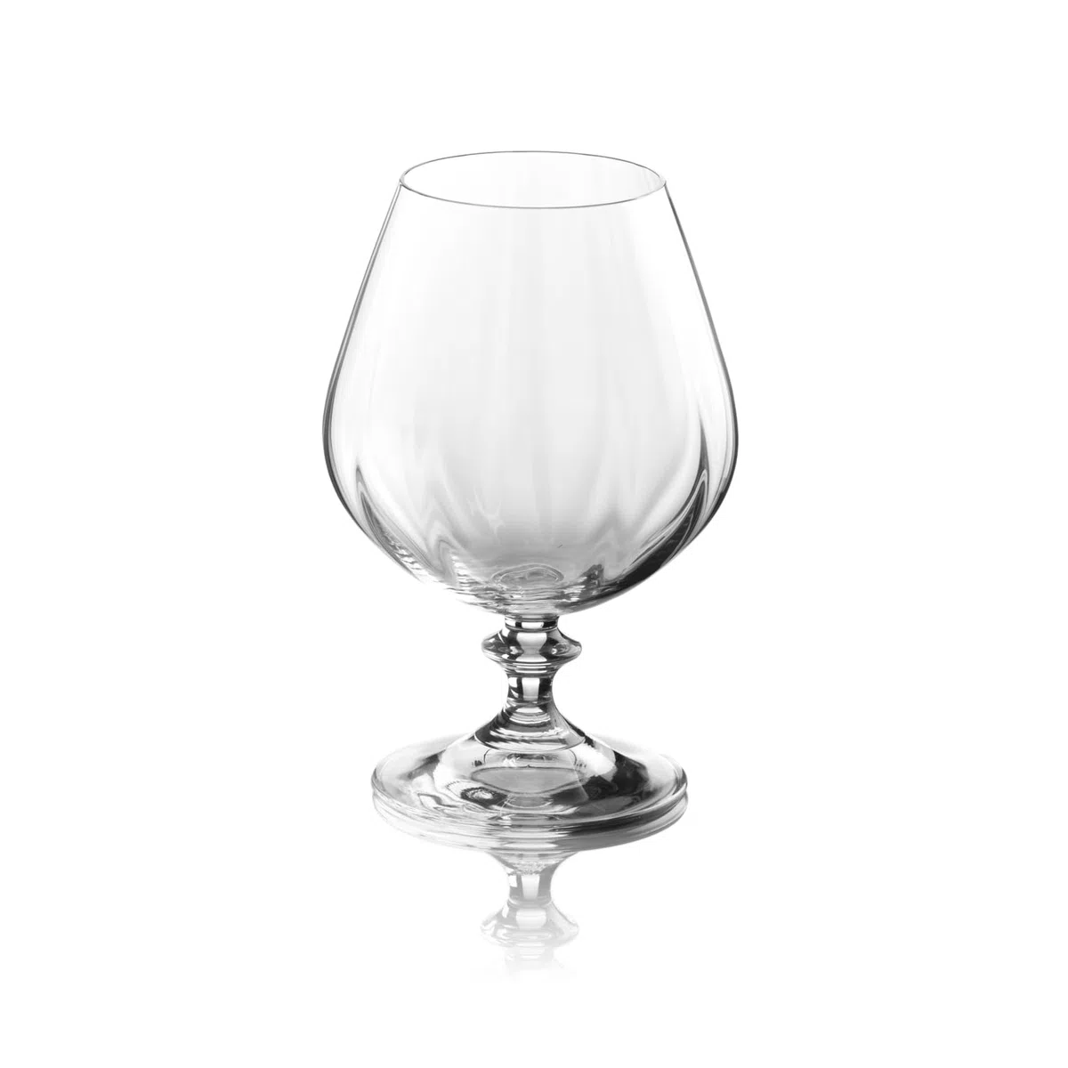 DIAMANTE Mirage - Set di 2 Bicchieri Cognac da Brandy, Effetto Ottico