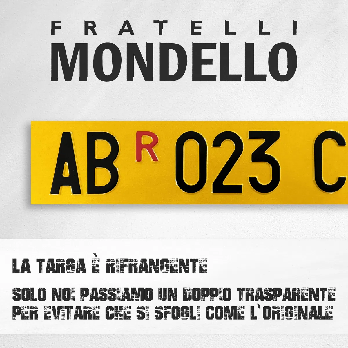 La Vera Targa Ripetitrice in Alluminio Catarifrangente Gialla per Carrelli, Rimorchi, Roulotte, Portabici, Carrelli Appendice e Rimorchi Agricoli Opzionali i Buchi