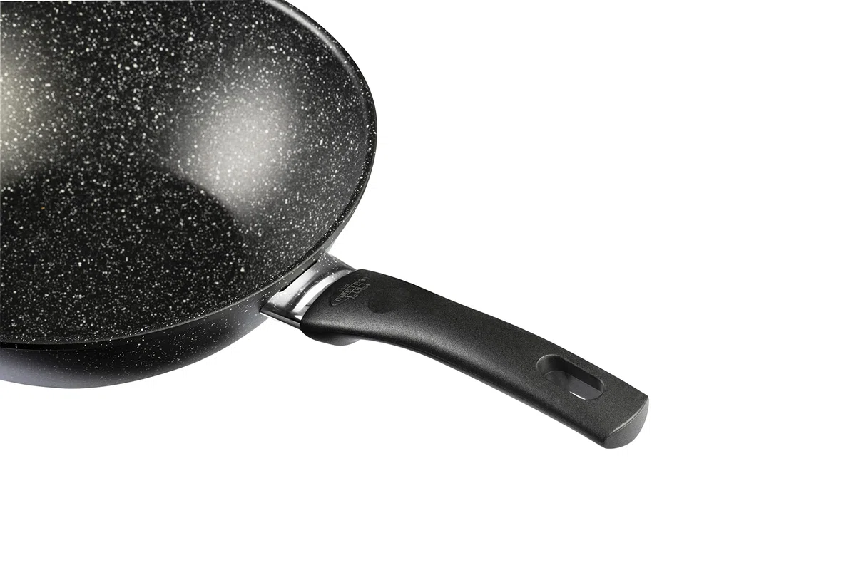 BALLARINI Vipiteno wok, alluminio antiaderente, rotondo, 28 cm, Made in Italy