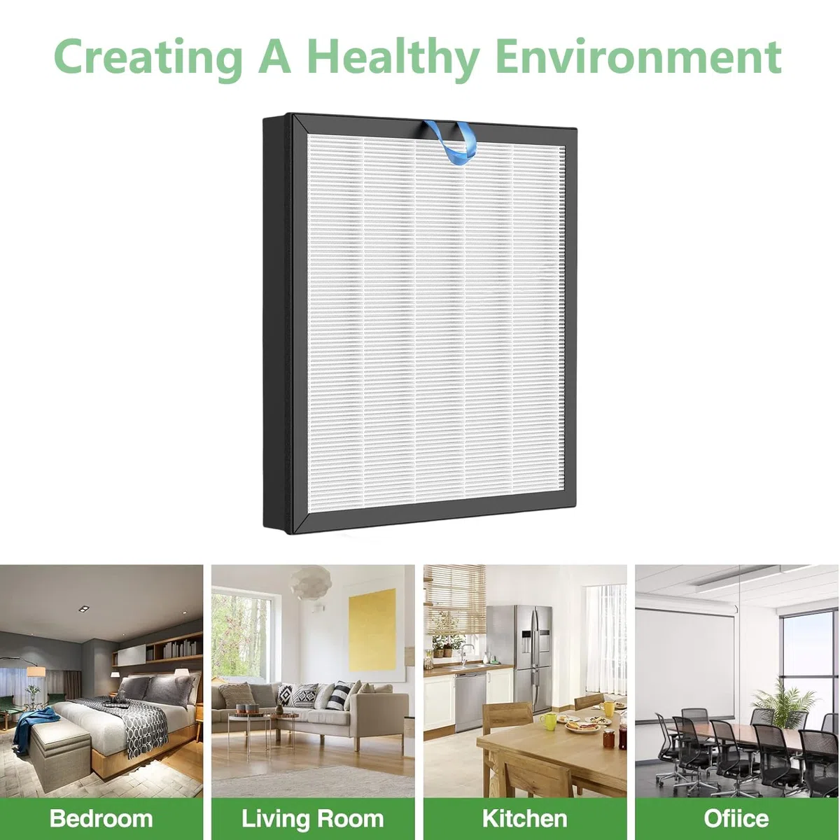 Vital 100S - Filtro di ricambio compatibile con purificatore d'aria Levoit Vital 100S 3 in 1 H13, filtro HEPA con prefiltro e filtro ai carboni attivi, 2 pezzi