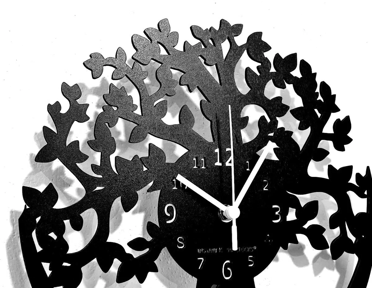 Orologio da Parete Albero della Vita | Decorazione Artistica Moderna per Casa Studio Ufficio | Idea Regalo per Amanti della Natura e del Design Elegante