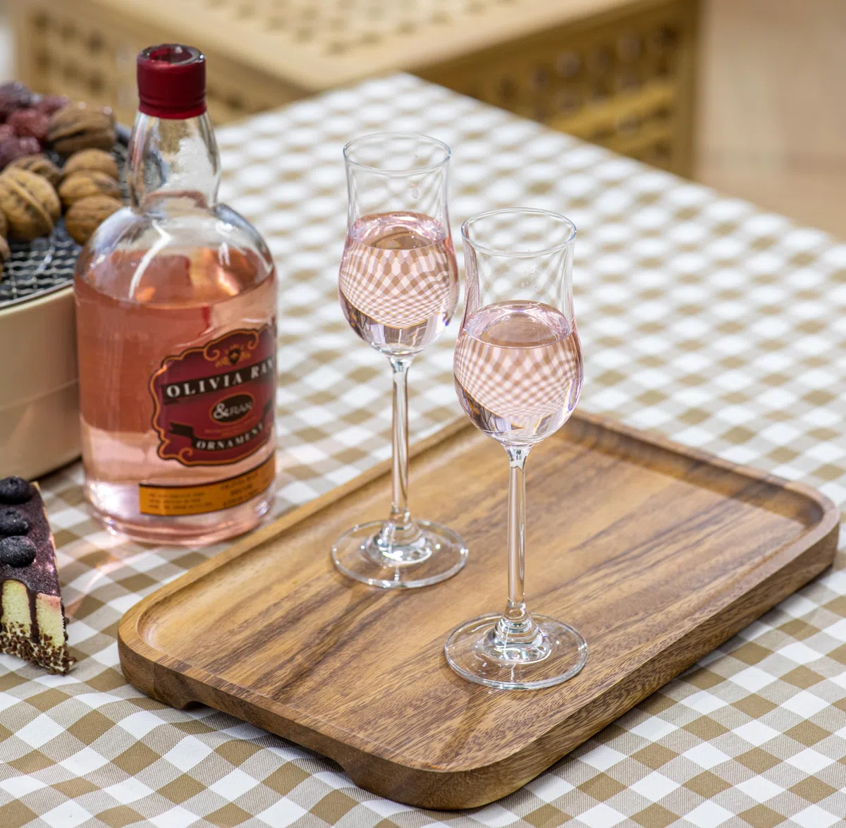 ECHTWERK Set di 6 bicchieri da grappa, 120 ml, robusti bicchieri da liquore a forma di tulipano, con manico lungo, per digestivi e formaggio, lavabili in lavastoviglie, 19,3 x 5,2