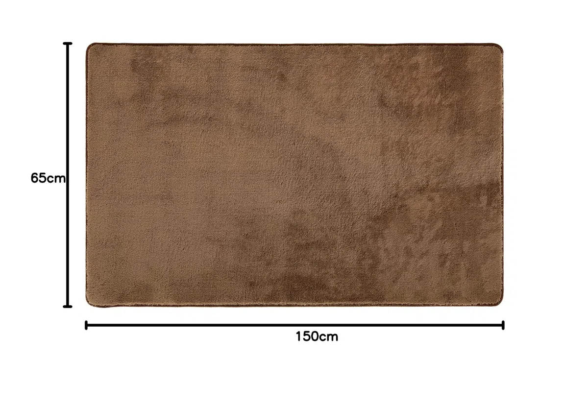REDS Tappeto HOUDINI - Tappeto multiuso in microfibra con fondo antiscivolo per ingresso, bagno - Lavabile in lavatrice 65x150 cm