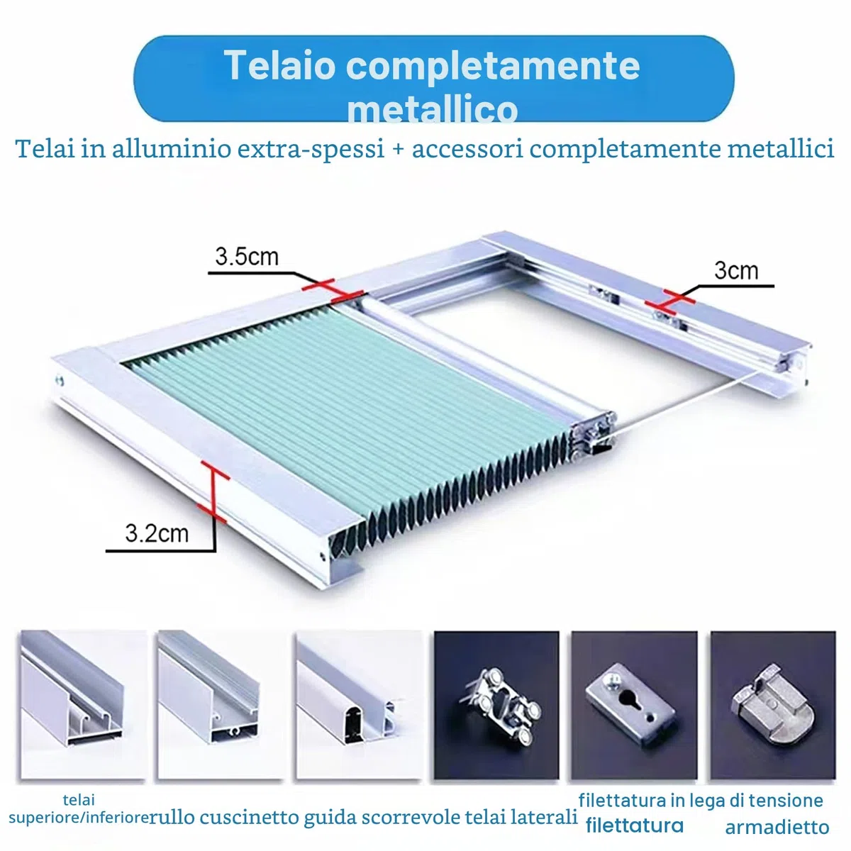 TIPIACE Tenda per lucernario manuale, a nido d'ape, completamente oscurante, in tessuto impermeabile, per lucernario (Grey 93021E)