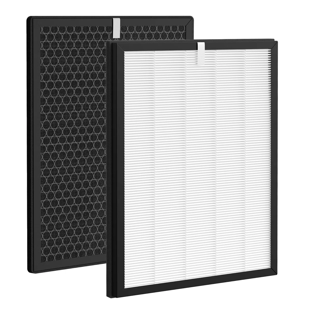 2 filtri di ricambio compatibili con purificatori d'aria Philips 1000 e 1000i, filtro HEPA per AC1214/10 e AC2729/10, filtro di ricambio FY1410/30 e FY1413/30 (1 filtro HEPA + 1 filtro a carbone