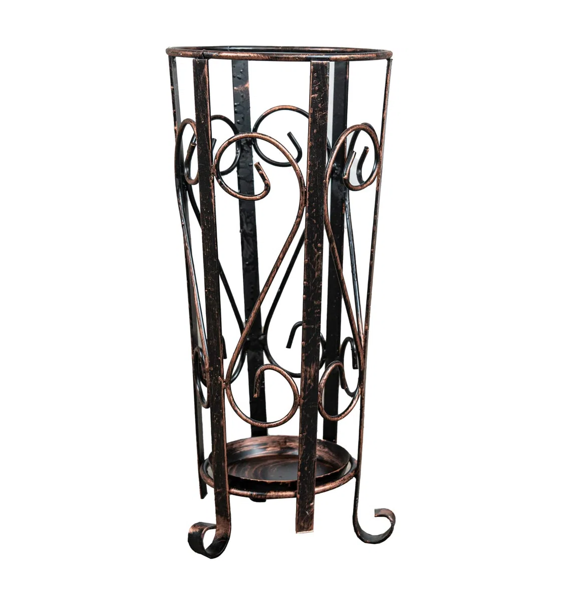 Arredo Stock Portaombrelli in ferro battuto, 50x25 cm