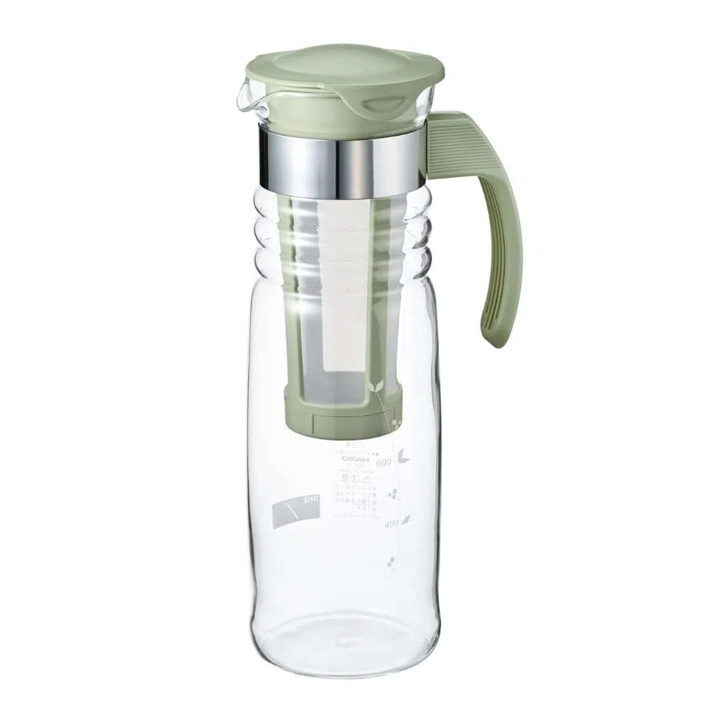 Hario Mizudashi Cold Brew Tea Maker, 1200 ml, verde fumo