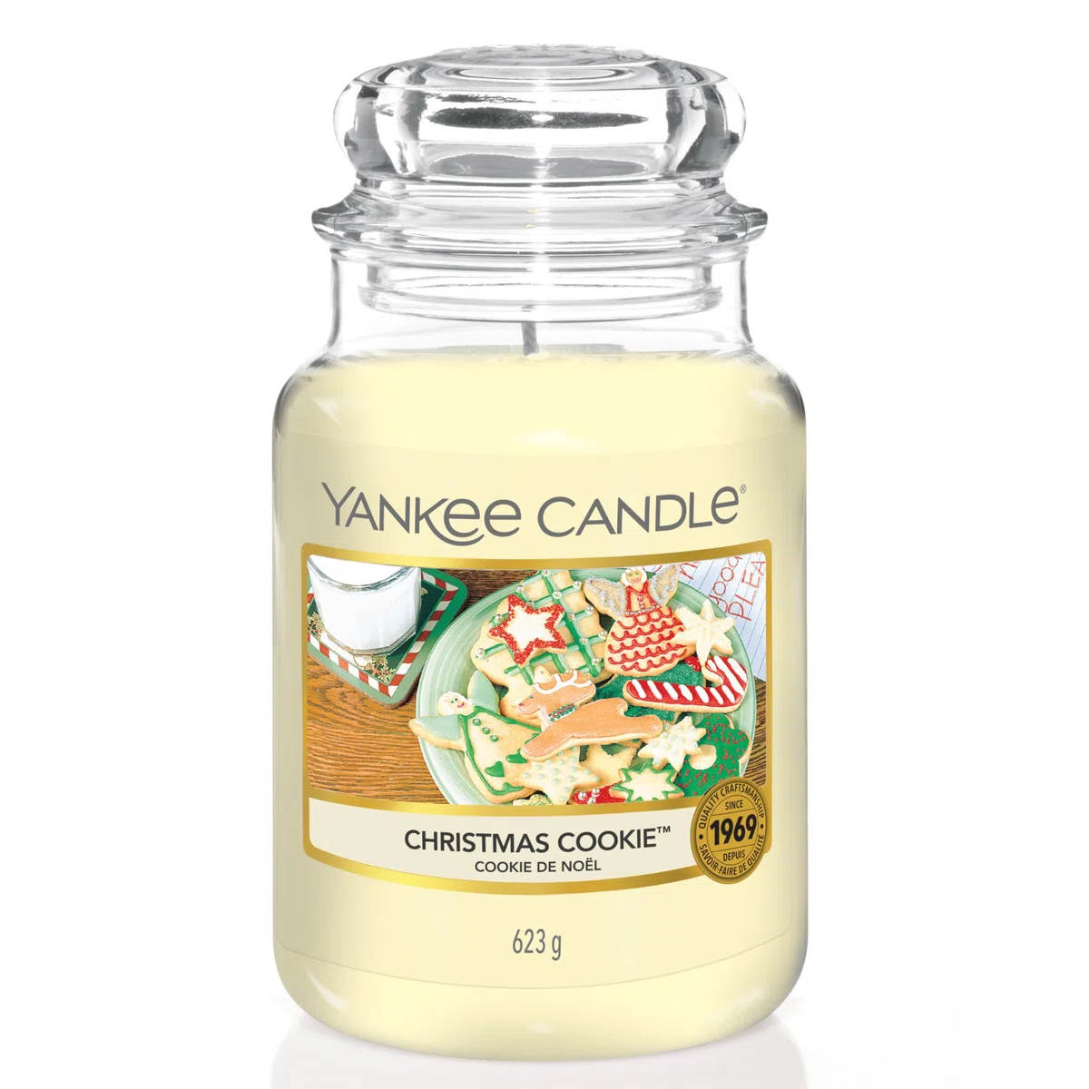 Yankee Candle Candela profumata in giara grande | Biscotto di Natale | Durata Fino a 150 Ore | Regali perfetti per le donne