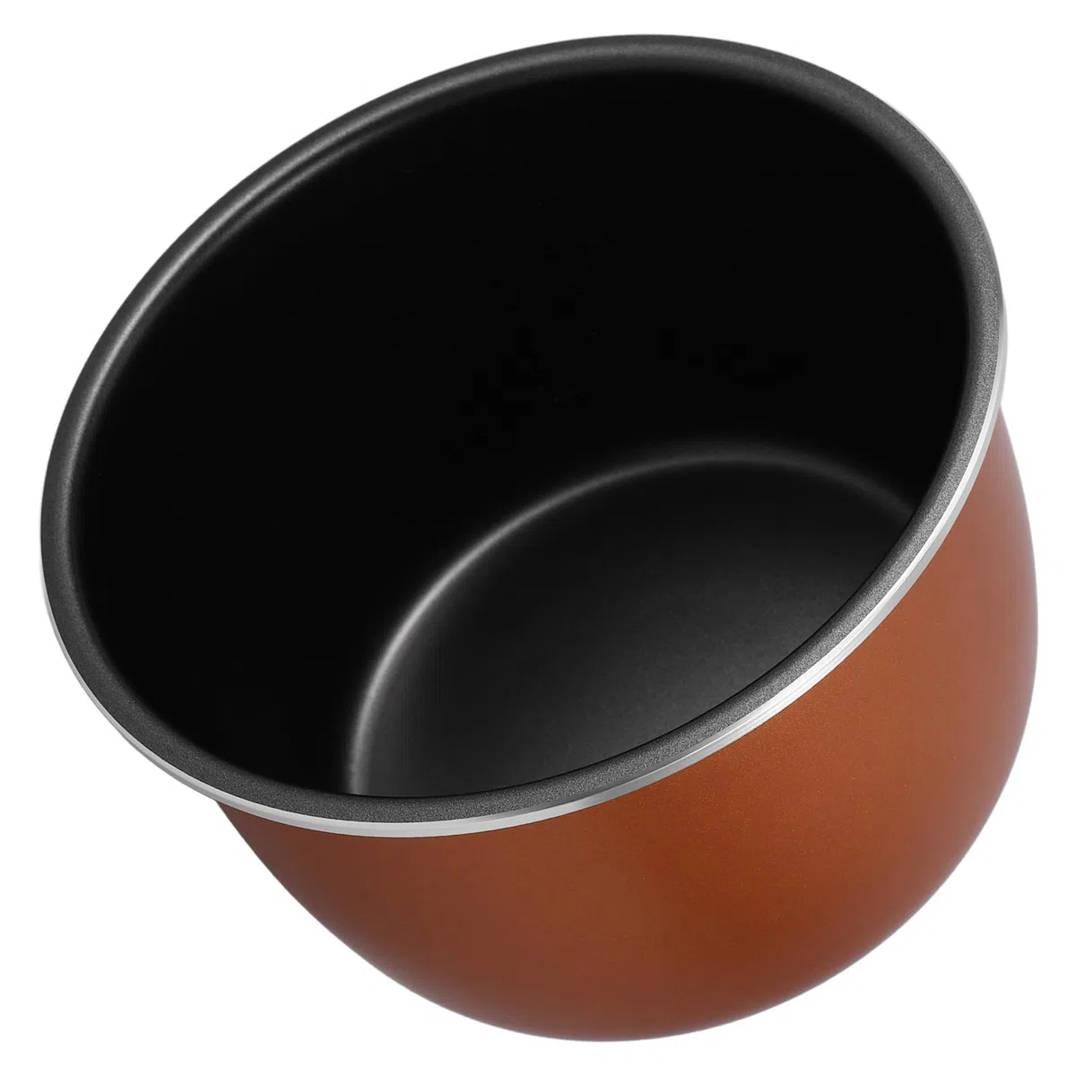 ERINGOGO Pentola Interna Design Spesso Grande capacità per Cuociriso Elettrico Antiaderente in Lega di Alluminio da 4l e 2l per Cucina Quotidiana