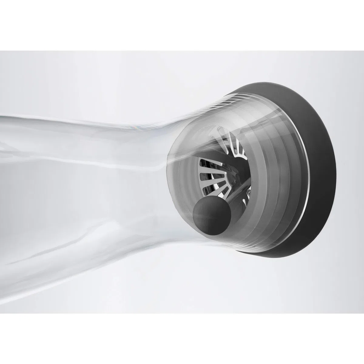 WMF Basic Caraffa per acqua di base, 1 L, Vetro, Nero